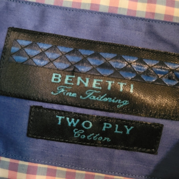 Benetii Classic Short Sleeve Plaid Button Down - Picture 4 of 6